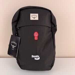 Osprey Arcane Large Day Backpack Bag Stonewash Black LOGO Embroidered Bendix